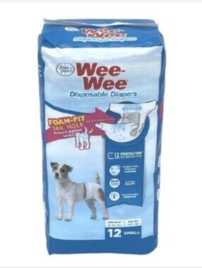 Wee-Wee Disposable Dog Diapers-Small